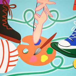 Partial Detail of Window to Our Worlds - Part 1